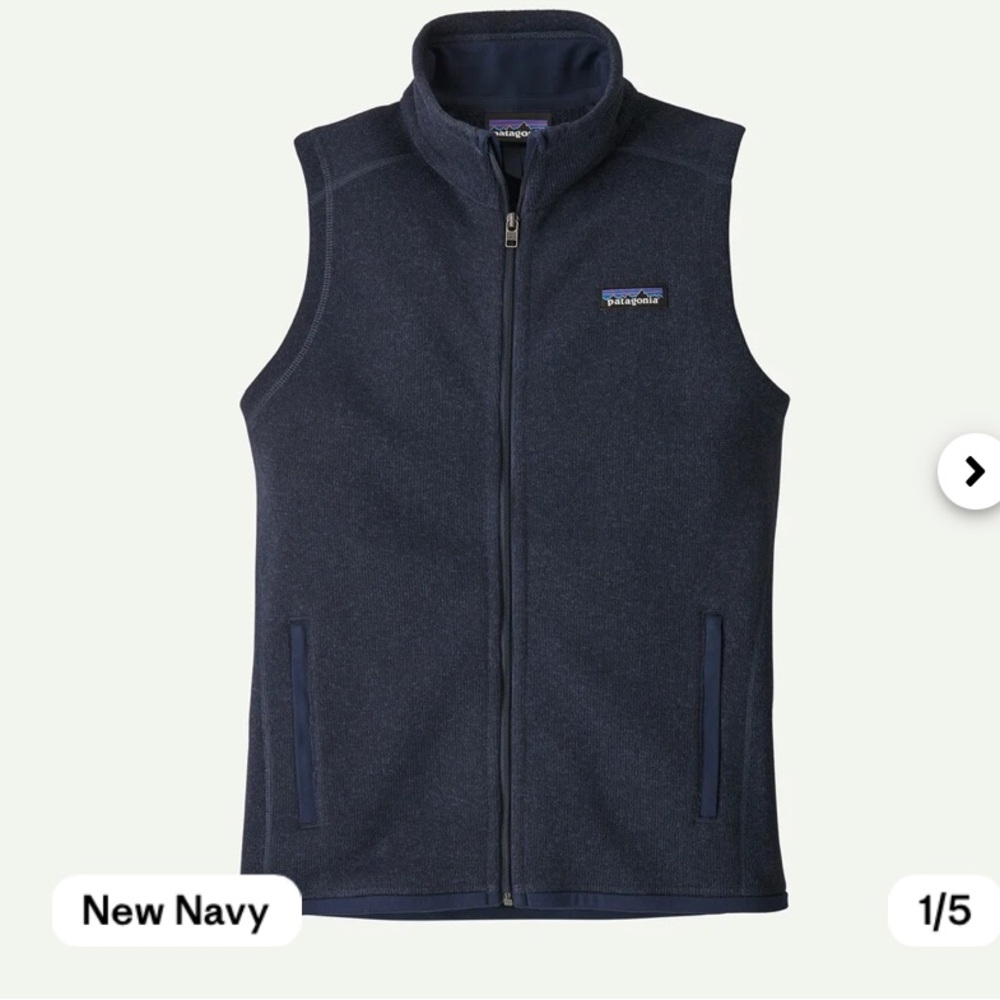 Women's Better Sweater® Fleece Vest Navy S